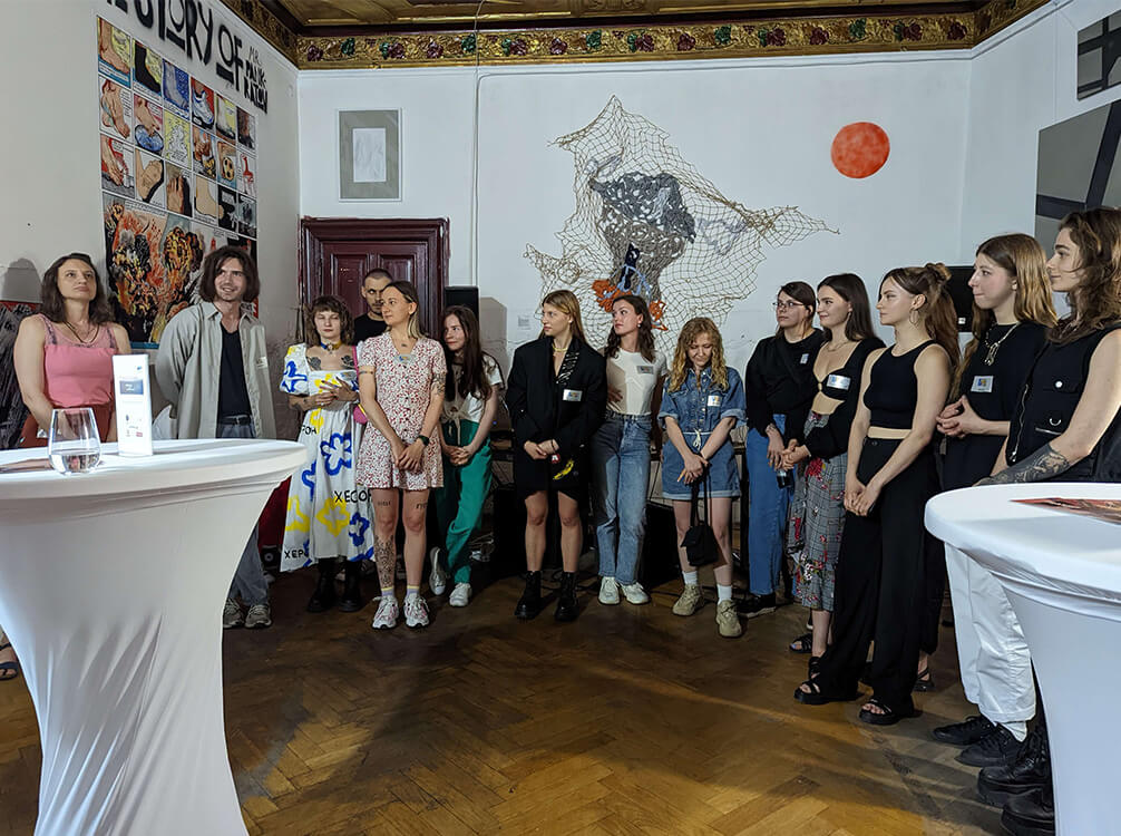 Die Eröffnungsveranstaltung bei Ukrainian Cultural Community Hub